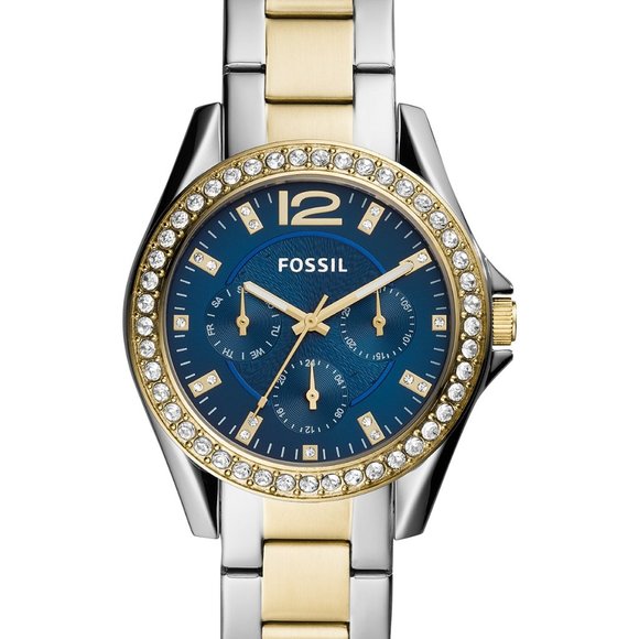 Fossil Riley Two-Tone Stainless Steel Bracelet main image 15